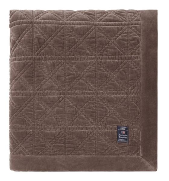 Lexington Tagesdecke Velvet Quilt braun