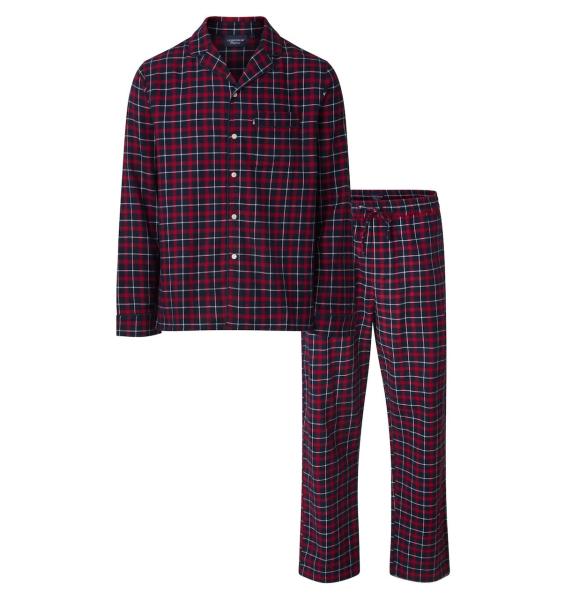 Lexington Pyjama Ethan Flanell Karo blau/rot