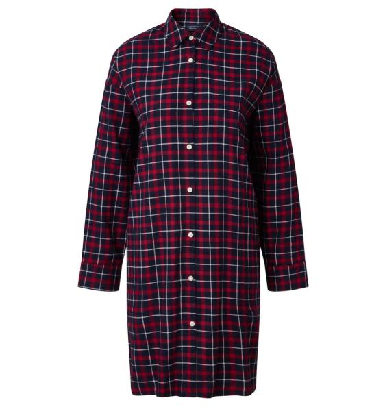 Lexington Nighshirt Luna Flanell Karo blau/rot